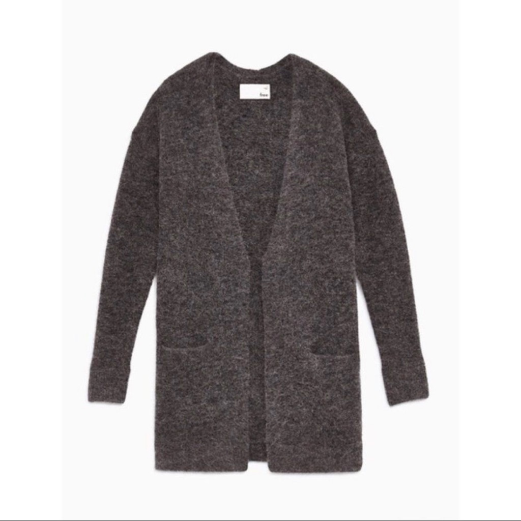 Aritzia Wilfred Free Heather Grey Aronson Sweater